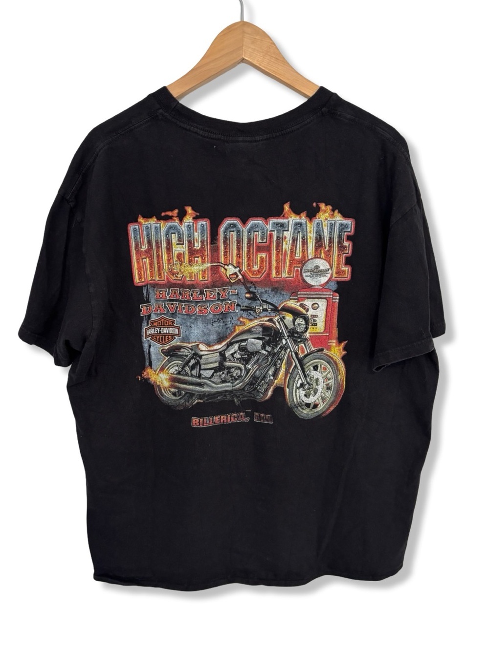 Harley-Davidson "High Octane" Black Motorcycle Graphic Tee